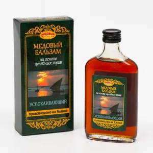 Алтайский медовый бальзам "Успокаивающий", 250 мл.