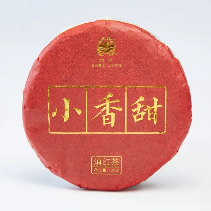 Чай красный блин 100 гр "Xiao xiangtian", Юньнань, 2026 г