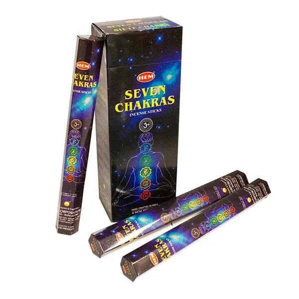 Благовония HEM "7 chakras, 7 чакр", 20 палочек