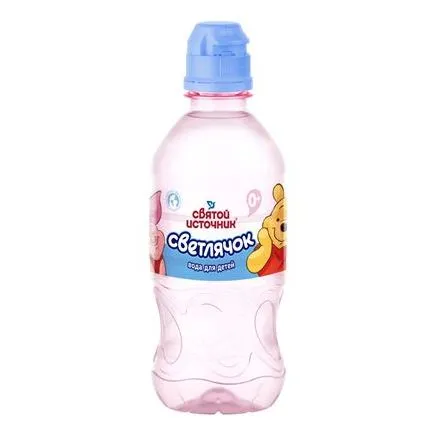 Вода питьевая "Святой источник, светлячок", 0.33 л.