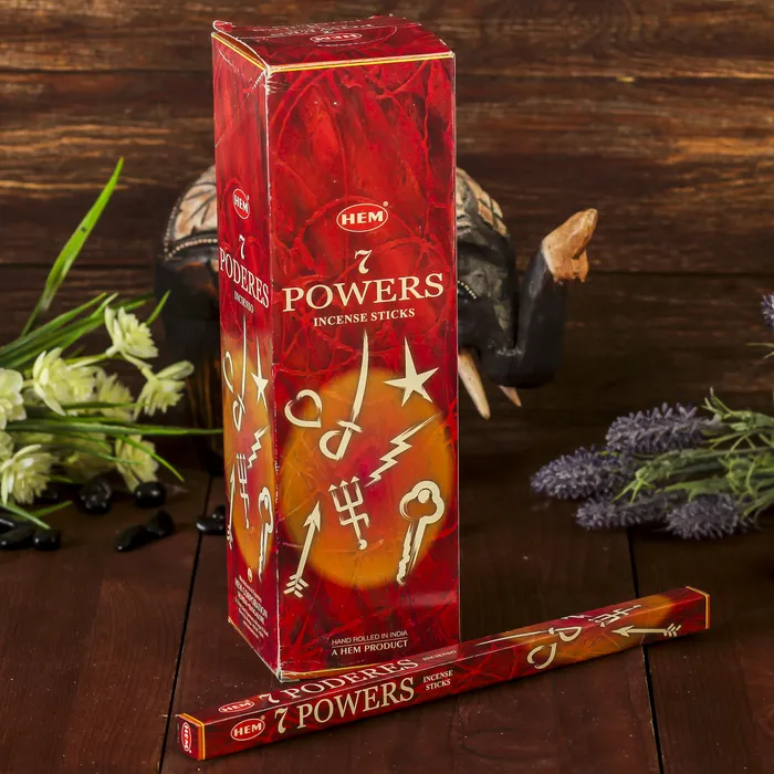 Благовония HEM "7 powers, 7 сил", 8 палочек