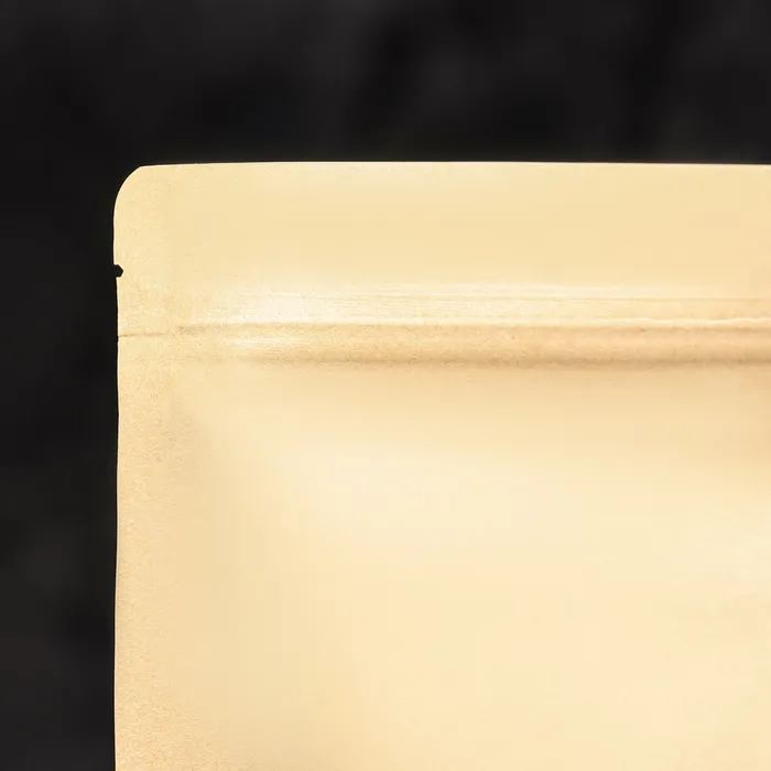 Пакет zip-lock крафт с окном, 32×22×4