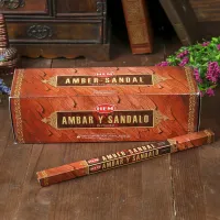 Благовония HEM "Amber sandal, амбер сандал", 8 палочек