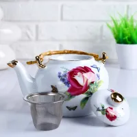 Чайник заварочный «Роза», 1 л, керамика