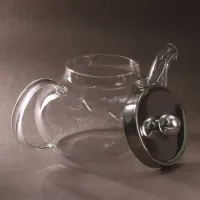Чайник стеклянный "Вишня", 600 мл.