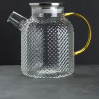 Чайник из жаропрочного стекла "Бочонок", 1600 мл.