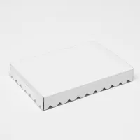 Коробка подарочная крафт "Горох", 22×15×3
