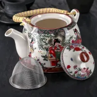 Чайник заварочный с металлическим ситом "Беседа", 800 мл.