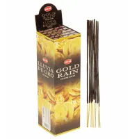 Благовония HEM "Gold rain, золотой дождь", 8 палочек