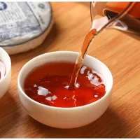 Шу пуэр блин 100 гр "Lao ban zhang", Юннань, 2020 год