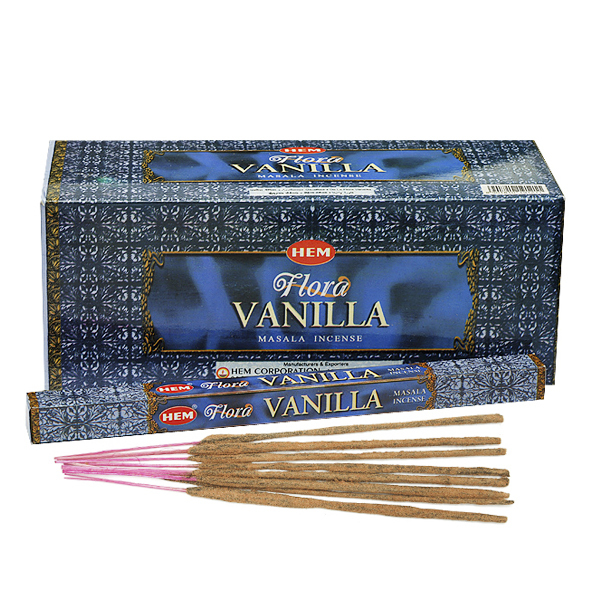 Благовония пыльцевые HEM "Vanilla, ваниль", 8 палочек