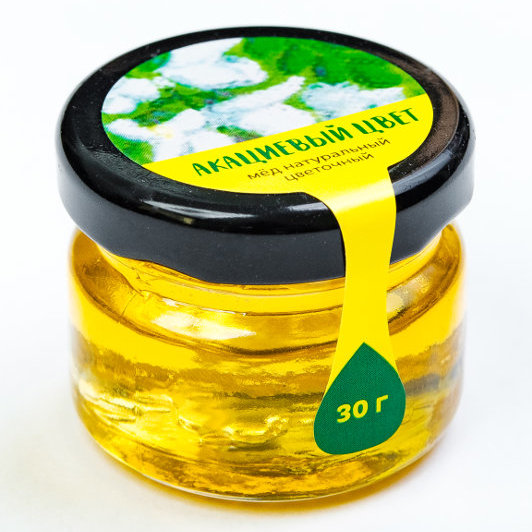 Мед, акациевый цвет "Мусихин", 30 гр.