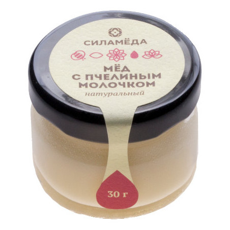 Мед с пчелиным молочком "Мусихин", 30 гр.