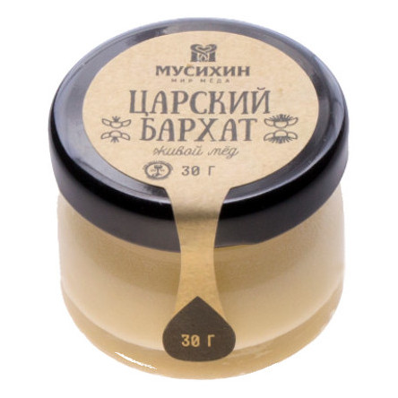 Мед, царский бархат "Мусихин", 30 гр.
