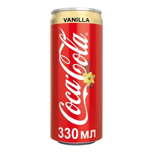Напиток газированный "Coca-Cola vanilla", 0.33 л.