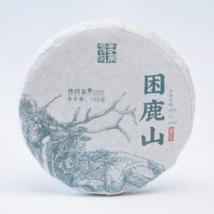 Шен пуэр блин 100 гр "Kun lu shan", Юньнань, 2021 г