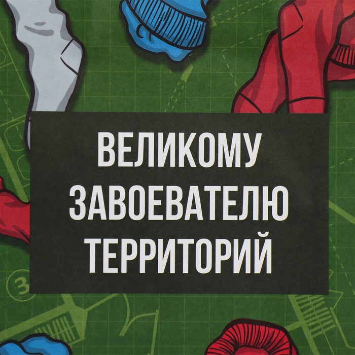 Пакет подарочный "Завоеватель", 22×22×11