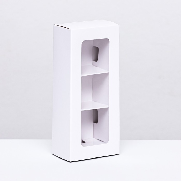Коробка подарочная с окном, 13×5×3.3