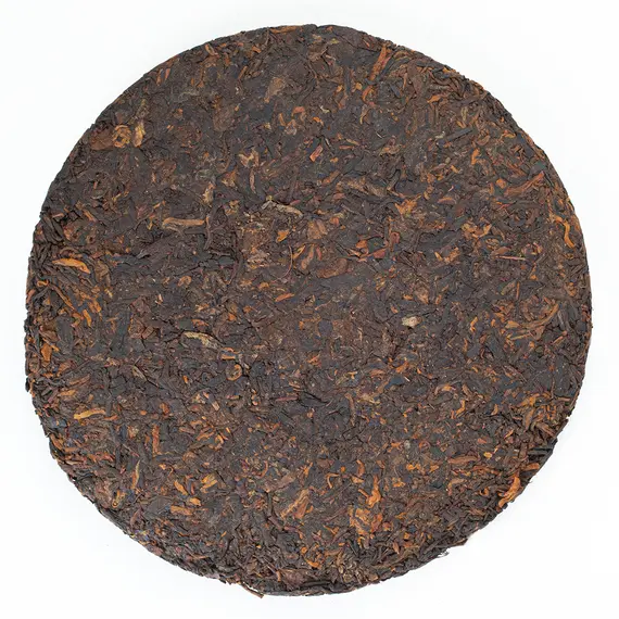 Шу пуэр блин 357 гр "Карта сокровищ Синьчжоу", 2014 год