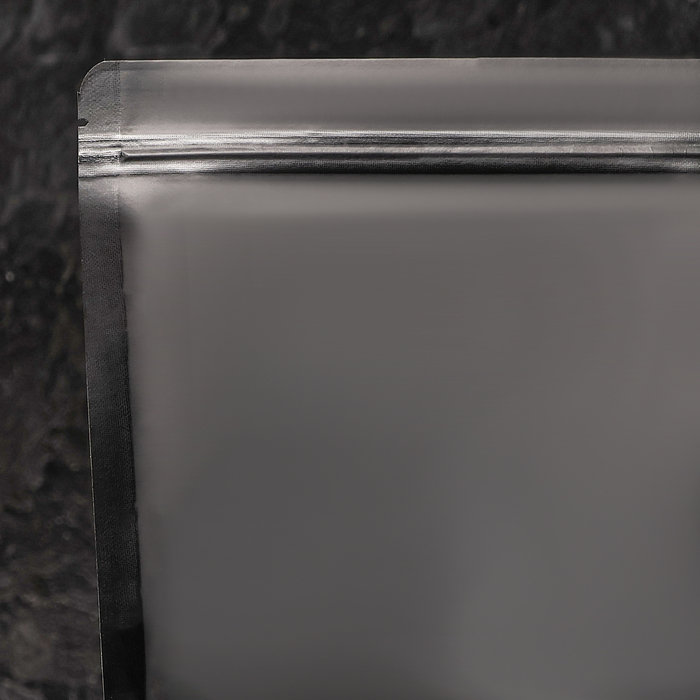 Пакет zip-lock крафт черный с окном, 30×20×5