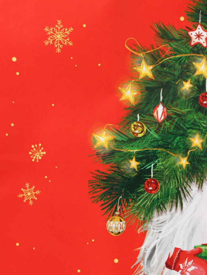 Пакет подарочный "Новогодний домовенок", 14.5×11.5×6.5