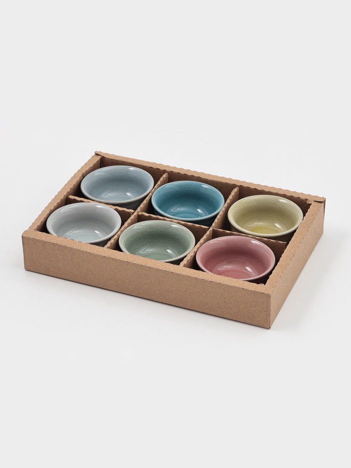Набор керамических пиал "Утро", 6 шт. по 40 мл.