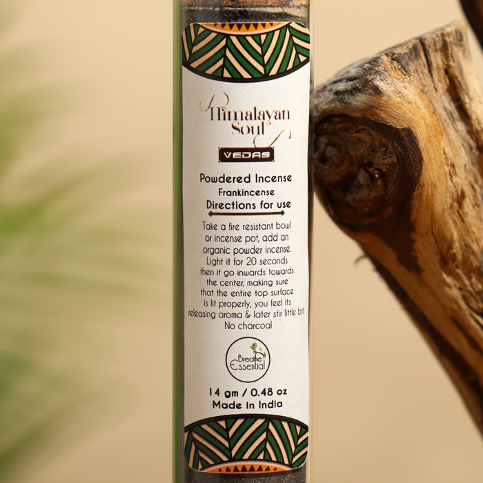 Благовония, травяной органический аромапорошок "Frankincense, ладан", 11 гр