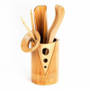 Инструменты для чайной церемонии "Футур" (светлый бамбук) 6 предметов