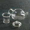 Чайник из жаропрочного стекла с заварочной колбой "Смородина", 400 мл.