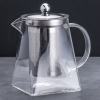 Чайник из жаропрочного стекла с заварочной колбой из металла "Версаль", 750 мл.