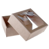Коробка подарочная крафт, 14.5×14.5×6