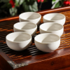 Набор для чайной церемонии "Небо", 7 предметов: чайник 175 мл, 6 пиал 30 мл, цвет белый