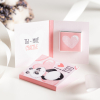 Мини-открытка "I ❤️ you (панда на розовом)"