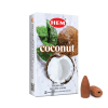 Благовония стелющийся дым HEM "Coconut, кокос", 10 конусов