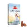 Благовония стелющийся дым HEM "Anti Stress, анти стресс", 10 конусов