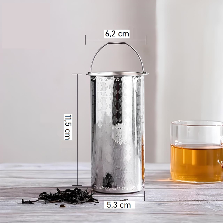 Ситечко для чая с ручкой, 11.5×6.2×5.3 см.